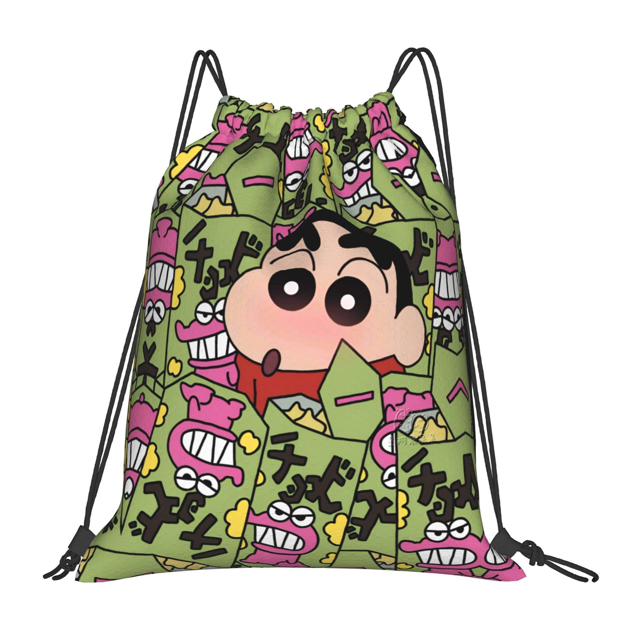 Drawstring Gym Bag - Borsa con coulisse personalizzata Crayon Shin-chan