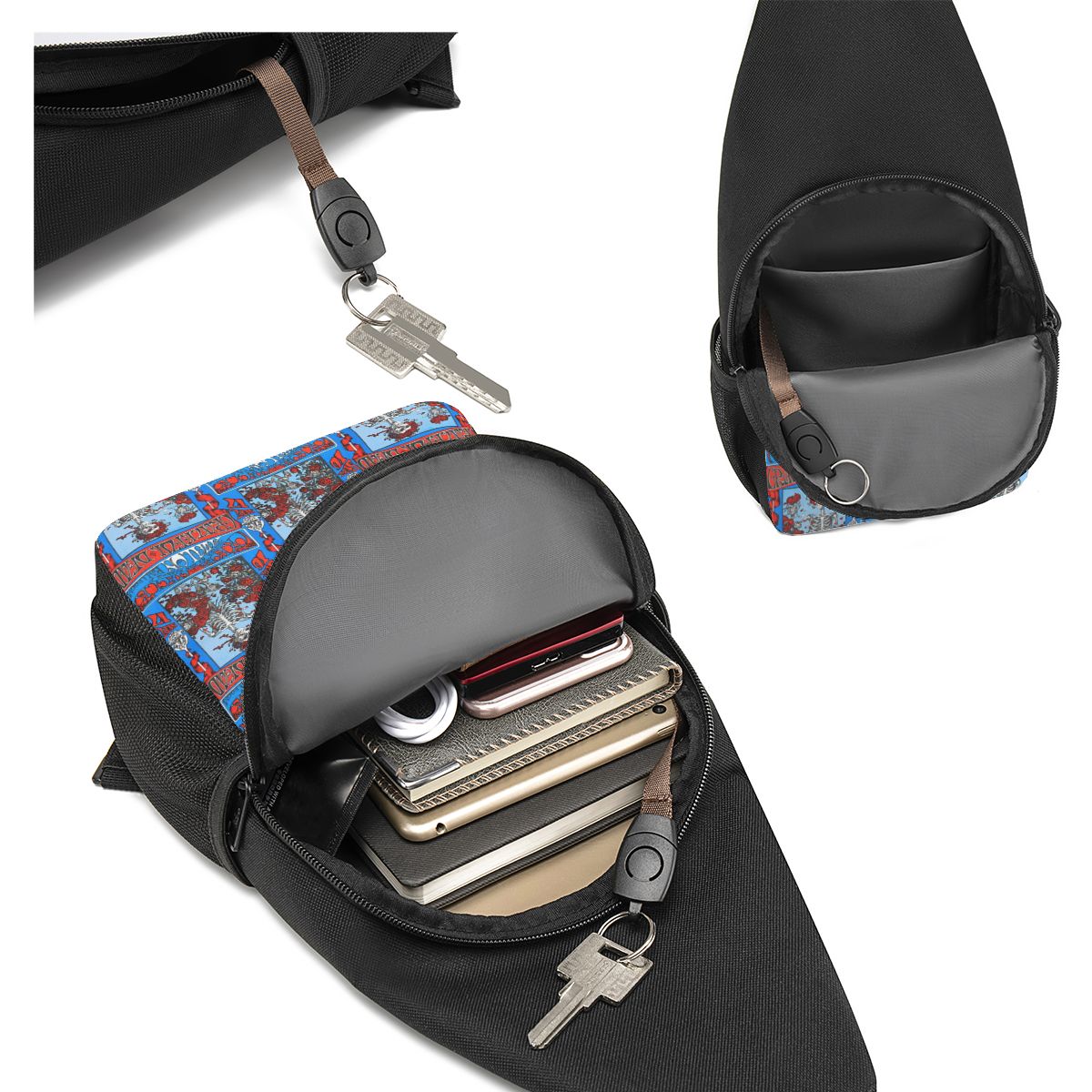 Borsa a tracolla da uomo Grate - Sling Backpack Shoulder recensione e prezzo